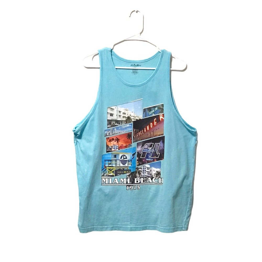 Alvin's Island Miami Beach Mens Tank Top